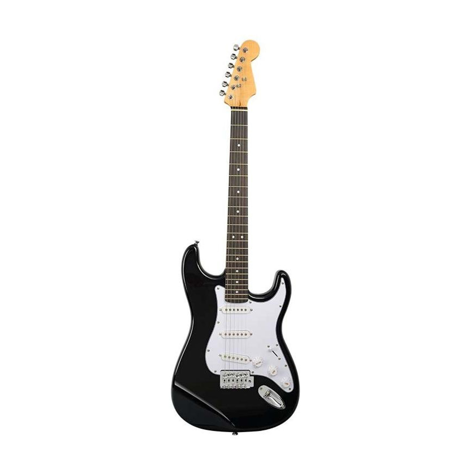 Image of BLUEBERRY R-701-BLACK Beginner /Professional Full Size Rosewood Fretboard Maple Solid Body Electric Guitar