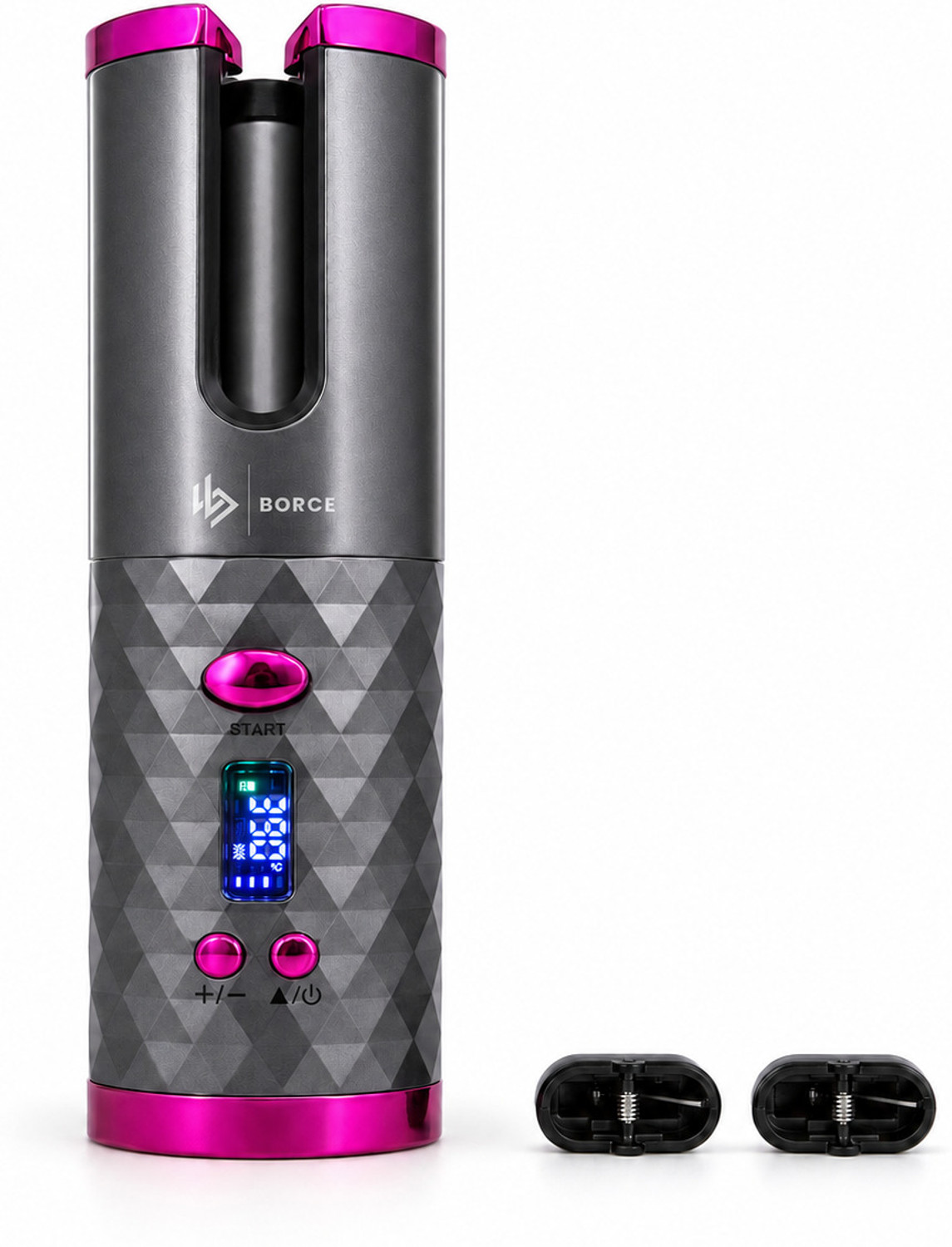 Image of Borce Advance Automatic Hair Curler for Women With Digital Display. Electric Hair Curler