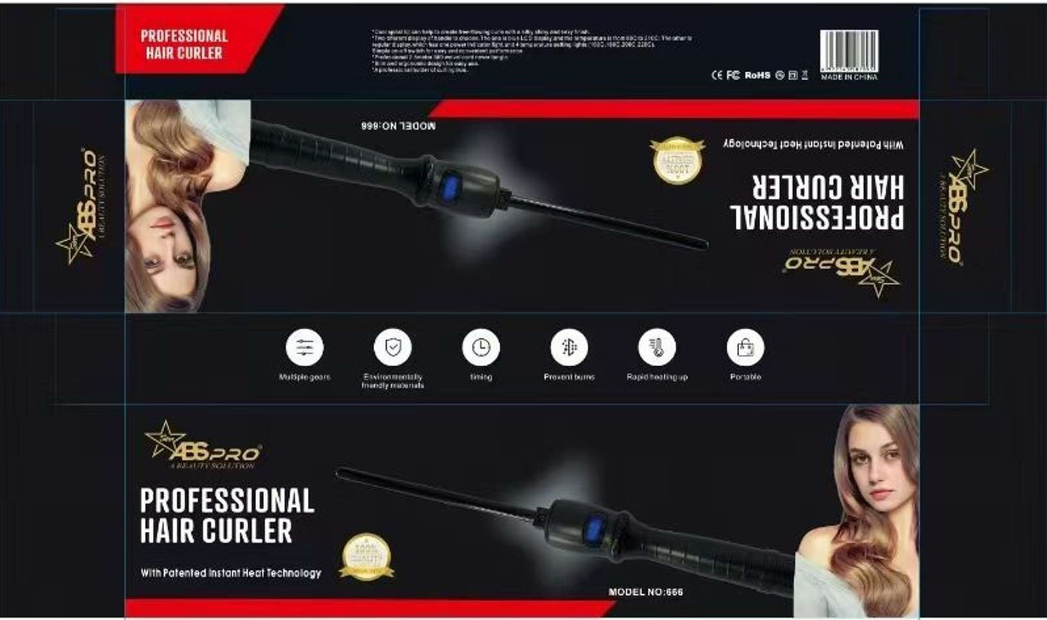 Image of JOMLY ABS Electric Hair Curler (Barrel Diameter: 25 mm) Electric Hair Curler