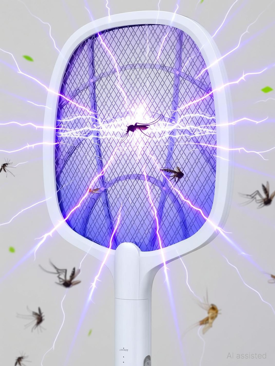 Image of Dwiti Enterprise 2 in 1 UV Light Mosquito Racket Bat , Rechargeable, Electric Insect Killer Electric Insect Killer Indoor, Outdoor