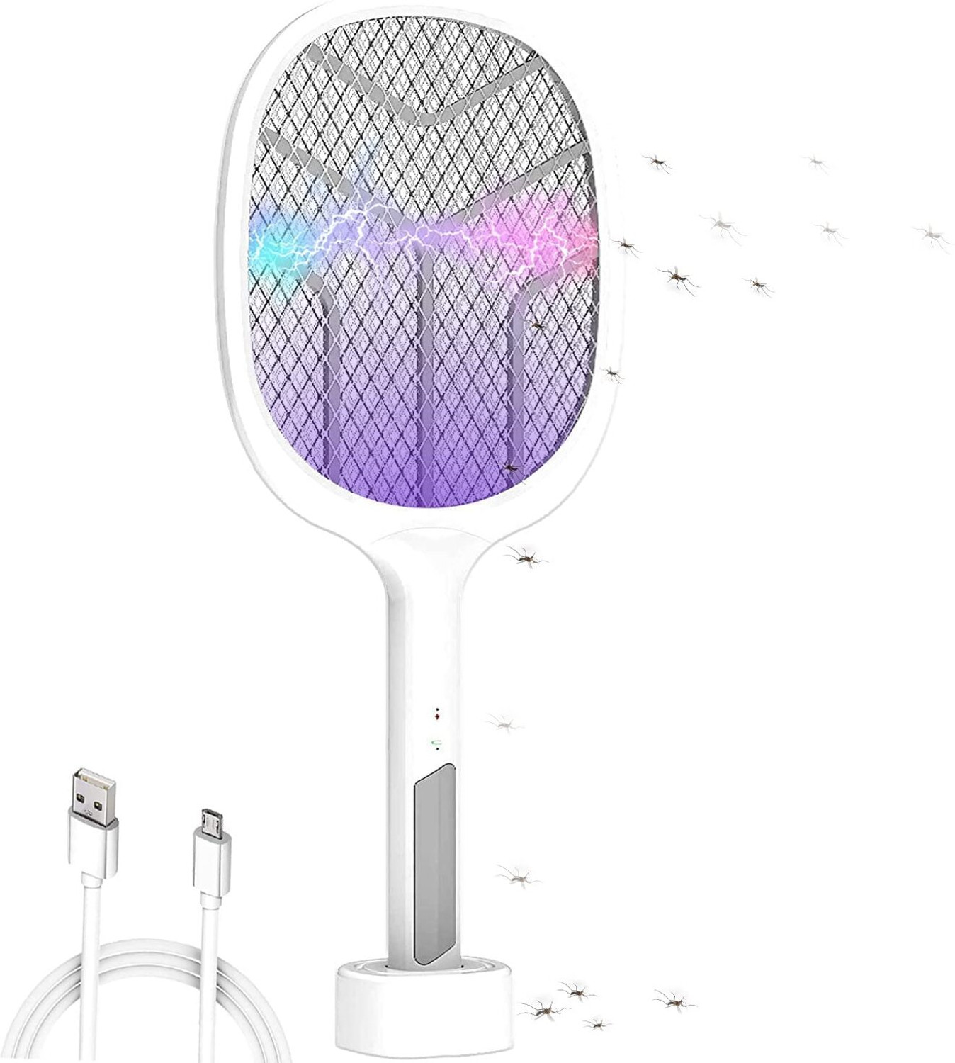 Image of STELIVO Rechargeable Mosquito Killer Racket Bat Electric Insect Killer Indoor, Outdoor
