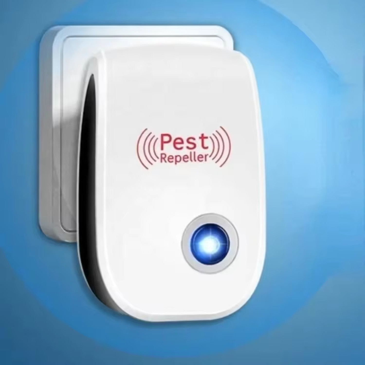 Image of PEST REPELLER Ultrasonic Pest Repellent Pest Control Machine for Mosquito 07NV-BLU Electric Insect Killer Indoor, Outdoor