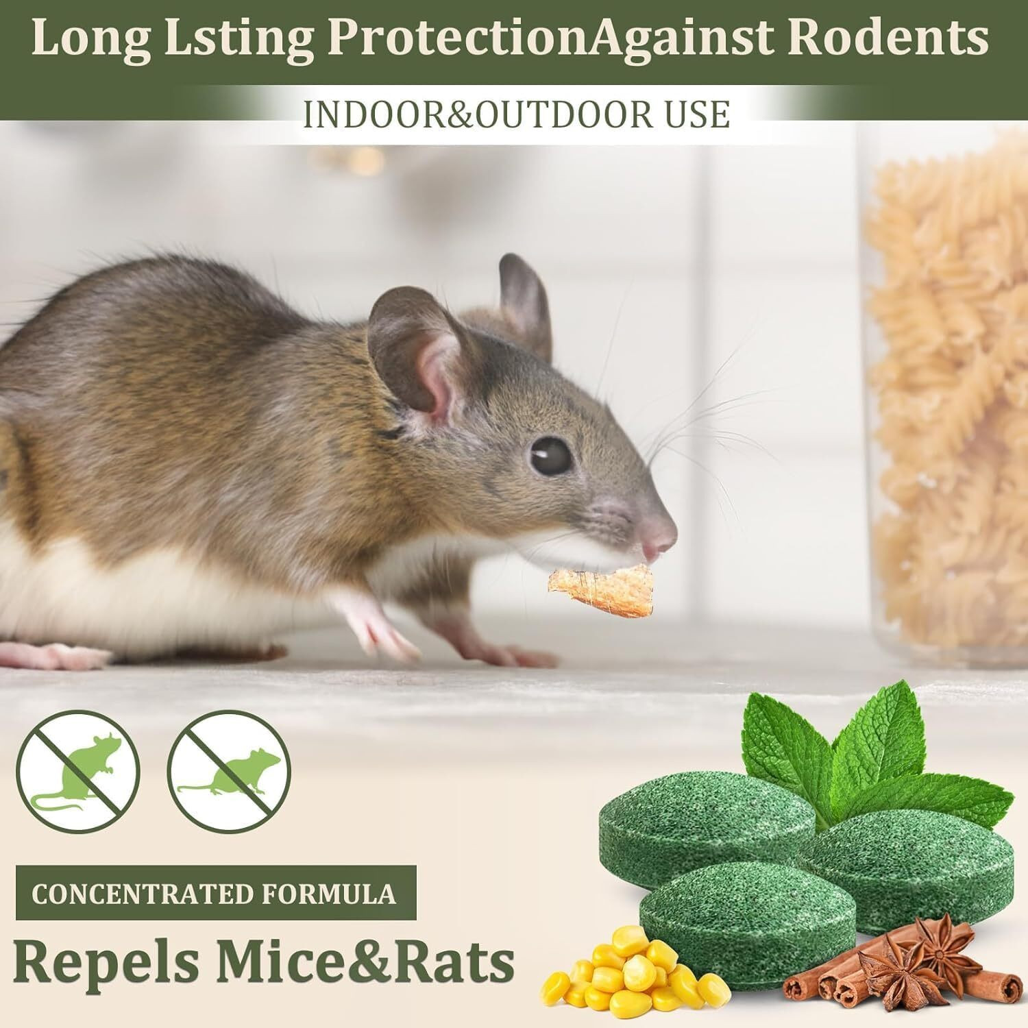 Image of krechi Cat Rat & Mouse Repellent Balls |Natural Formula | Eco-Friendly & Safe For Home
