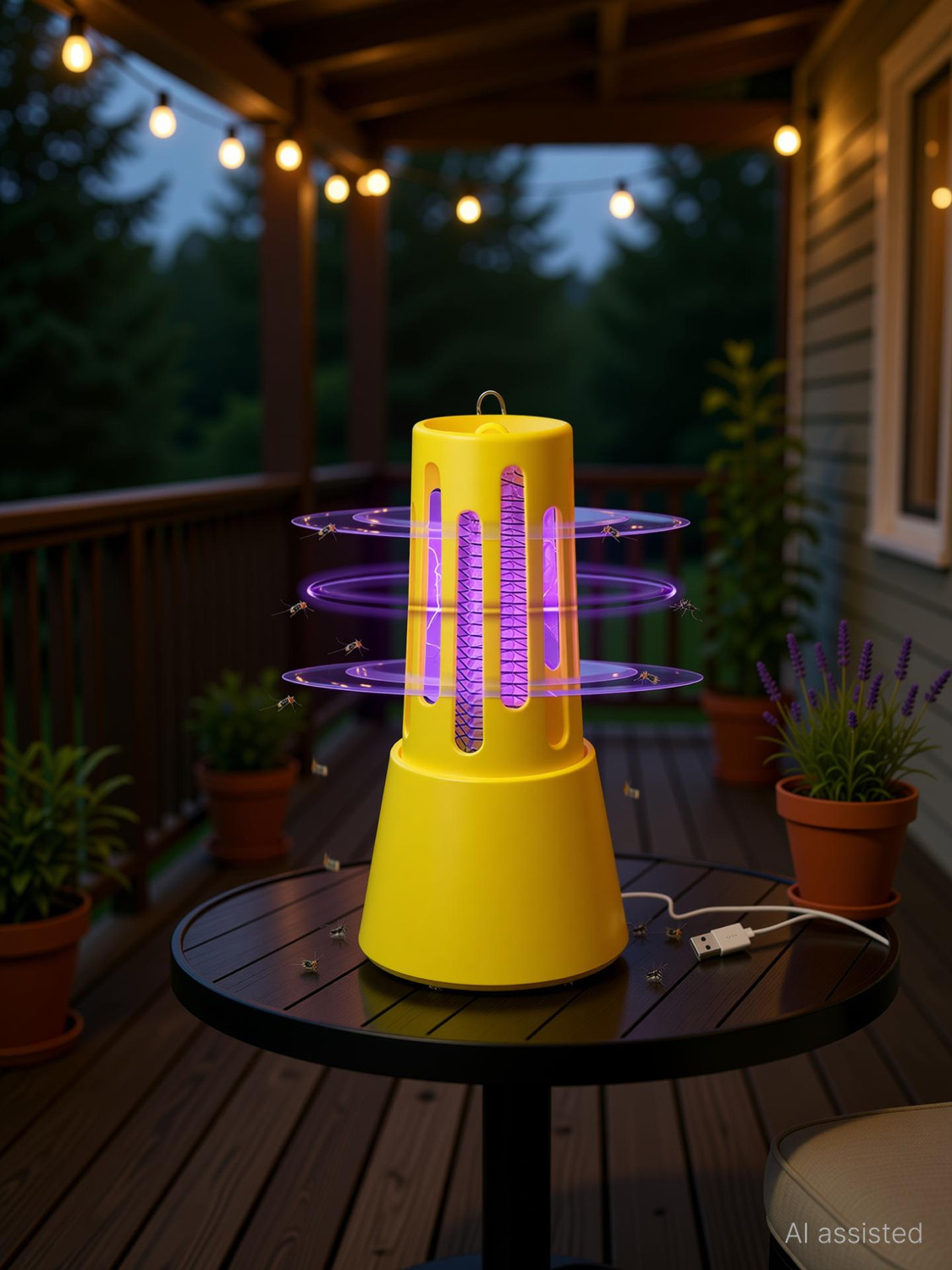 Image of Keekos LED Mosquito Killer lamp for Home, USB Powered Electronic Insect Killer Indoor Electric Insect Killer Indoor, Outdoor