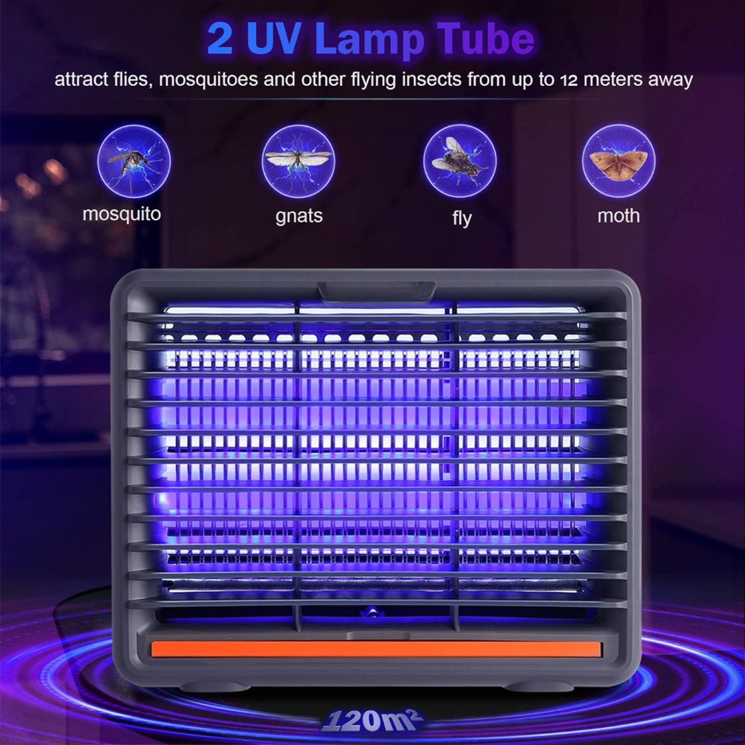 Image of Tazomi Insect Killer UV Bug Zapper /Catcher for Home & Office Restaurant Use Pest killer Electric Insect Killer Indoor, Outdoor