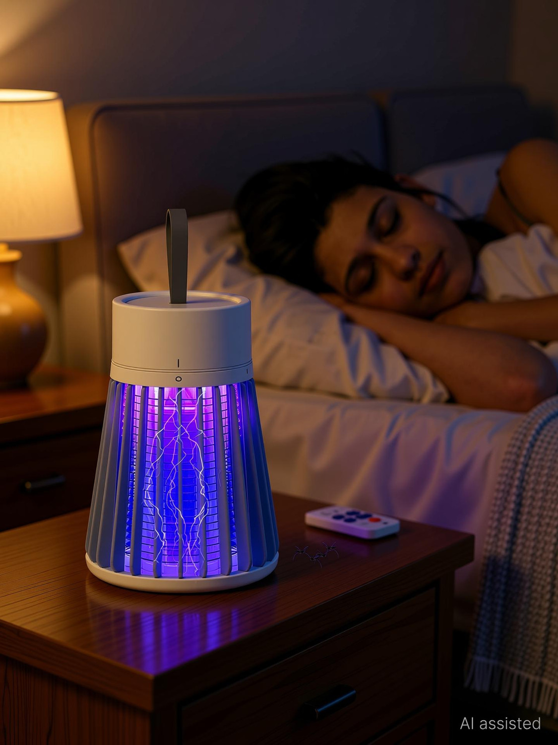 Image of RKTDX Electric Mosquito Killer Lamp LED Insect Electronic UV Lamp Electric Insect Killer Indoor, Outdoor