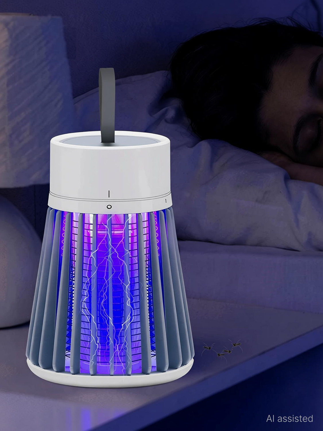 Image of RKTDX Electric Mosquito Killer Lamp LED Insect Electronic UV Lamp Electric Insect Killer Indoor, Outdoor
