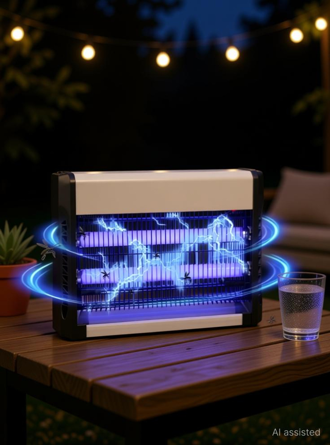 Image of Keekos indoor pest repellent bug zapper fly trap pest control led electric killer lamp Electric Insect Killer Indoor, Outdoor