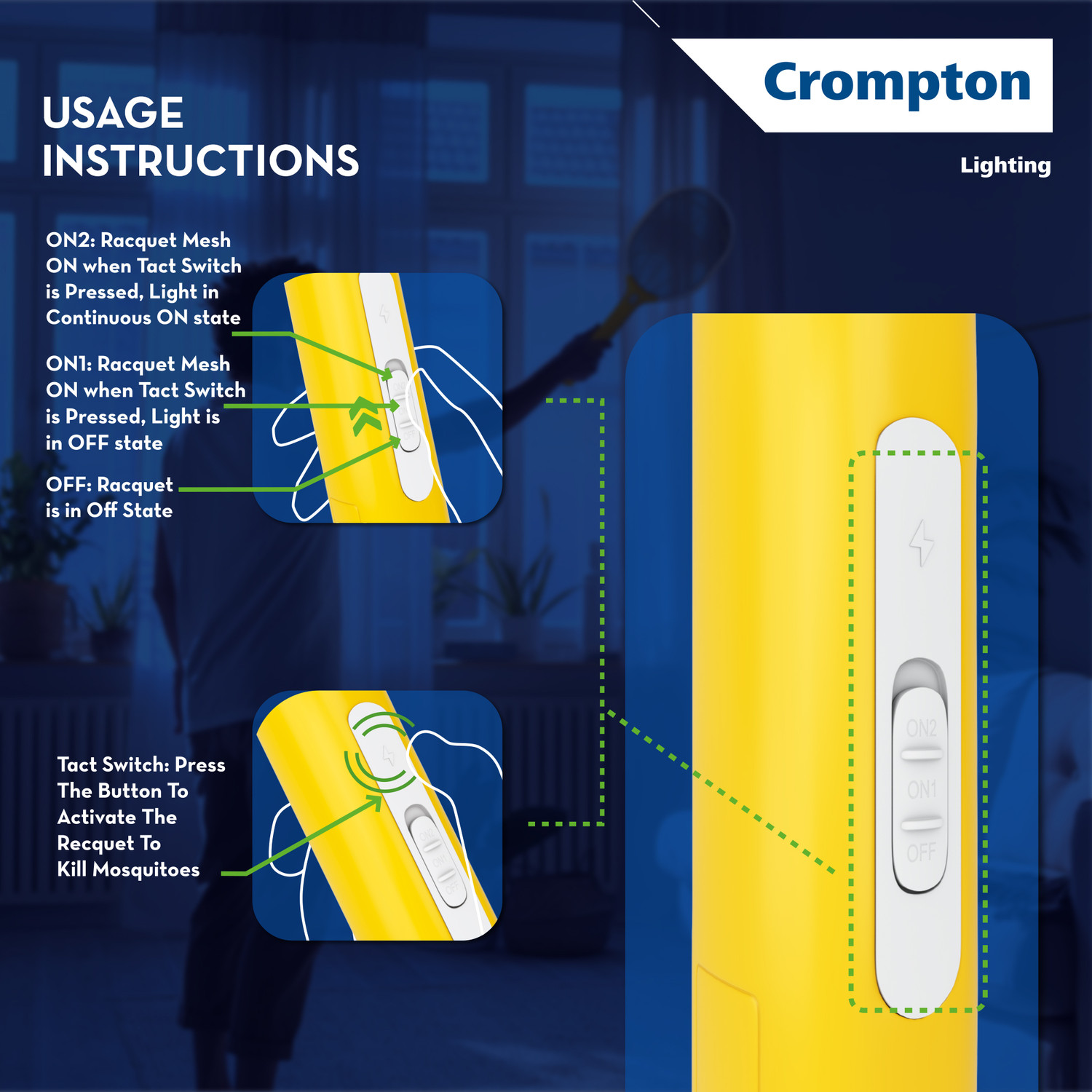 Image of Crompton Electric Insect Killer Indoor