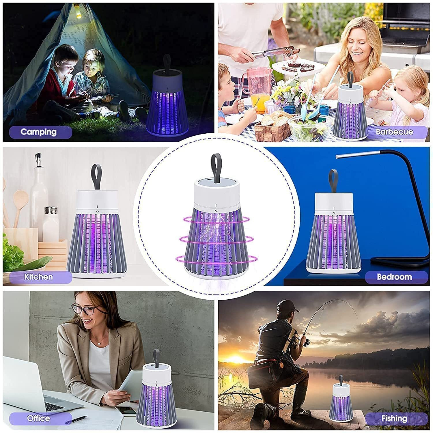 Image of Keekos Electric Mosquito Fly Zappers /Killer-Insect Attractant Trap Powerful Bug Zapper Electric Insect Killer Indoor, Outdoor