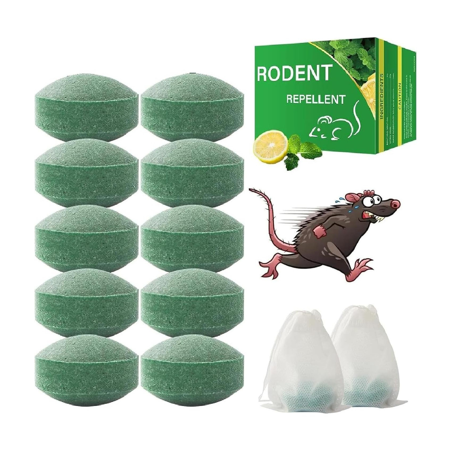 Image of krechi Cat Rat & Mouse Repellent Balls |Natural Formula | Eco-Friendly & Safe For Home