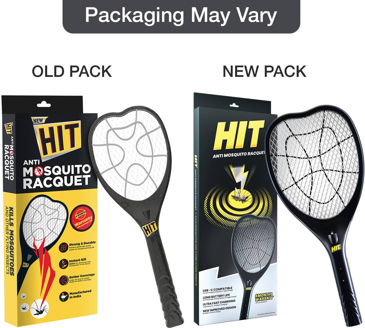 Hit Rechargeable Anti-Mosquito Racquet