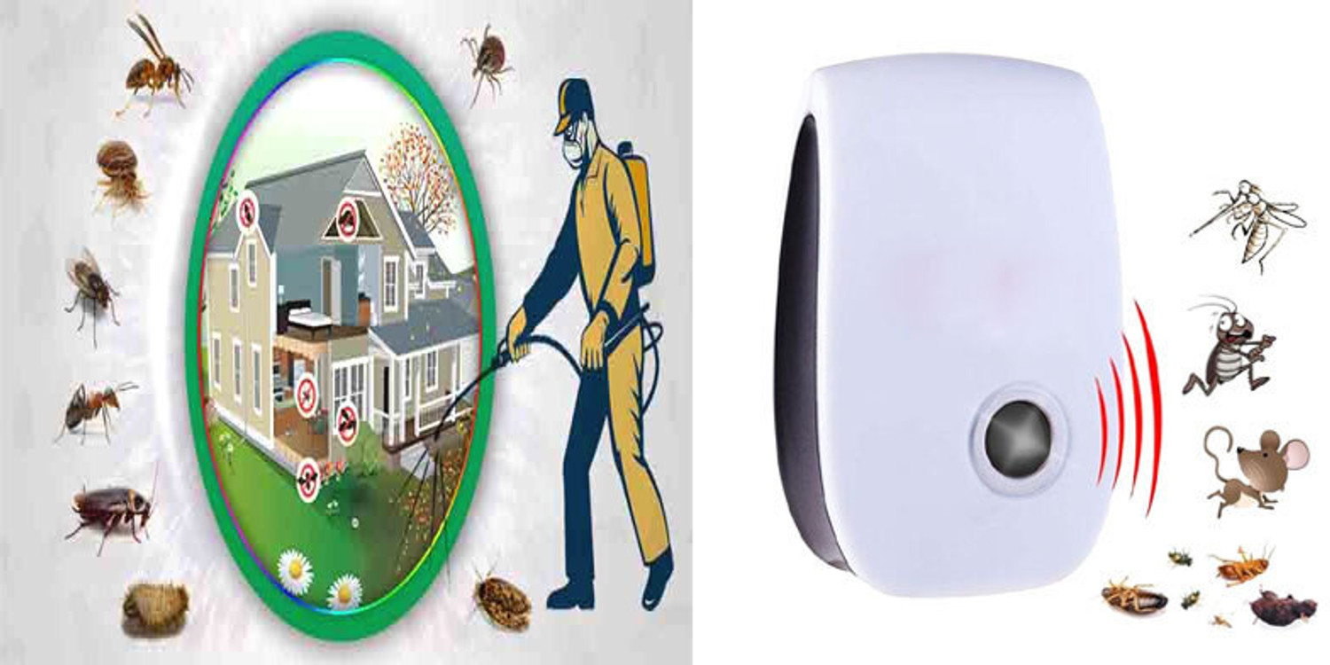 Image of Fgkjnm Ultrasonic Insect Pest Control Pest Repeller Save From Mics,Rats,Flies,Lizards Electric Insect Killer Indoor