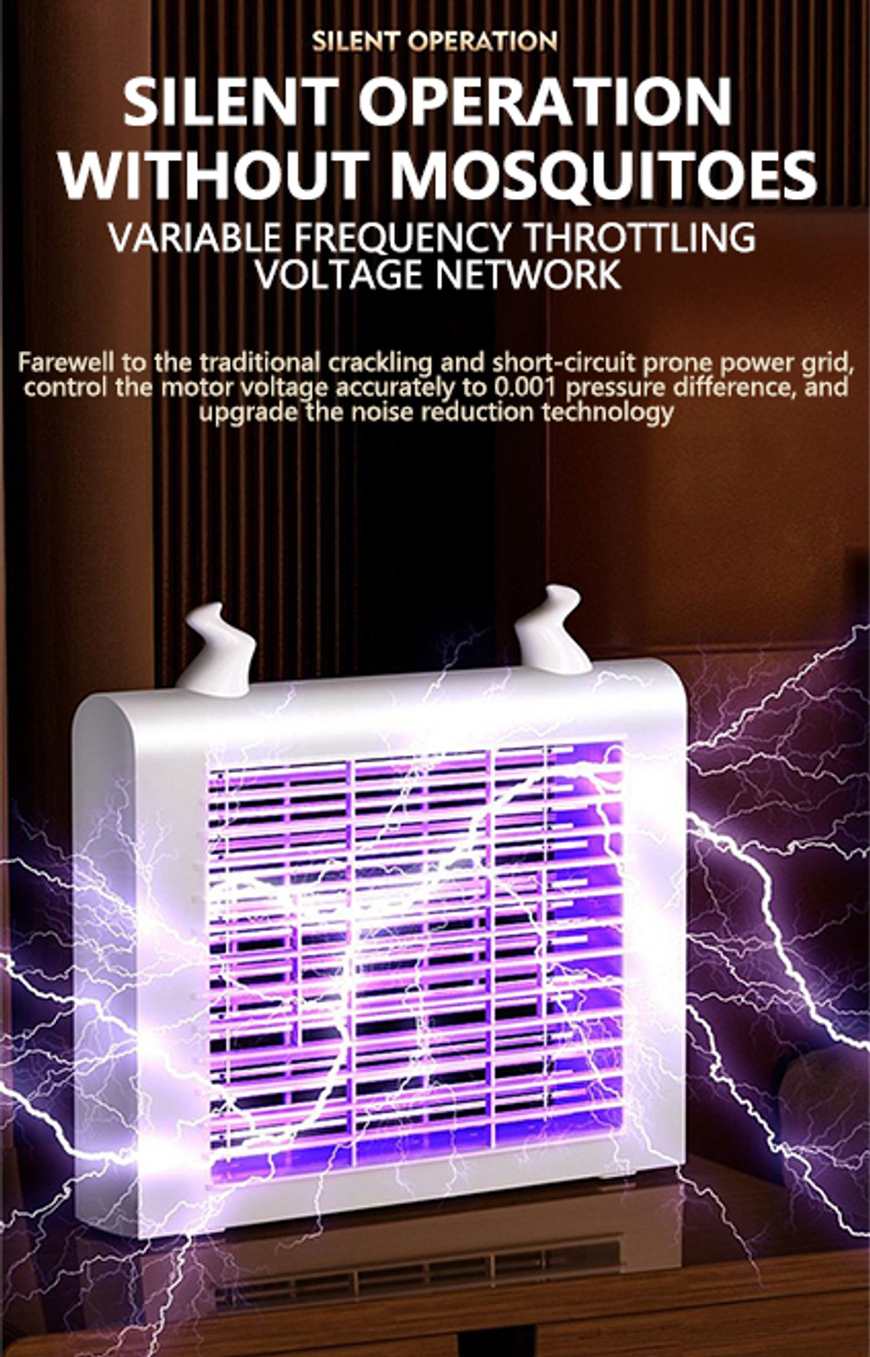 Image of COROID Fly Insect Killer Machine, Bug Zapper, Electric Insect Killer Indoor, Outdoor Electric Insect Killer Indoor, Outdoor