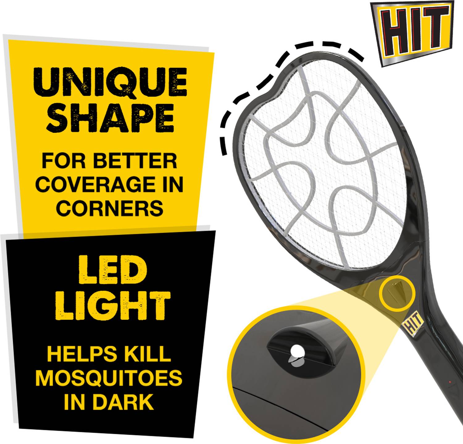Hit Rechargeable Anti-Mosquito Racquet - Image 5