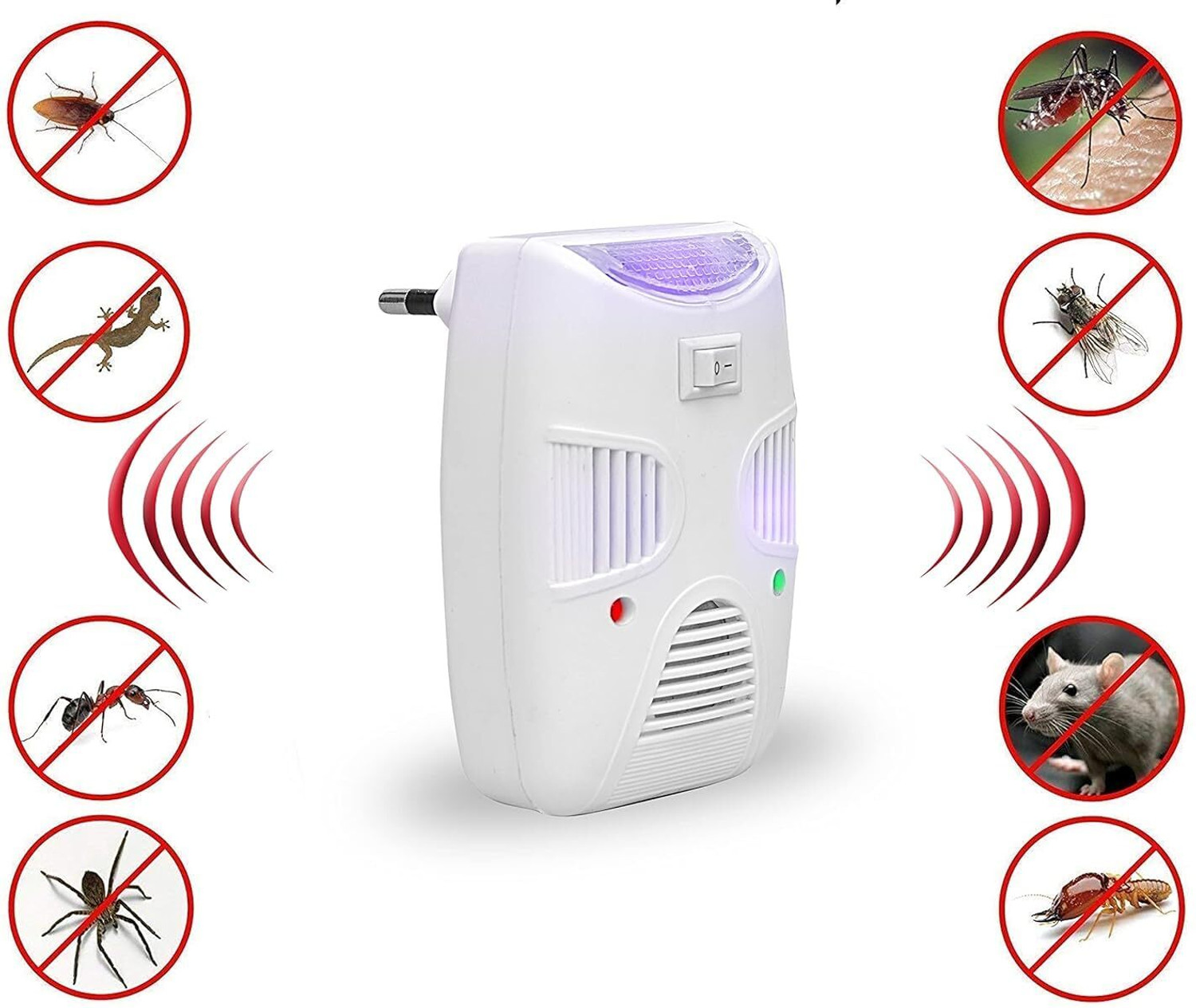 Image of Lesige Ultrasonic Pest Repeller to Repel Rats, Cockroach, Mosquito, Home