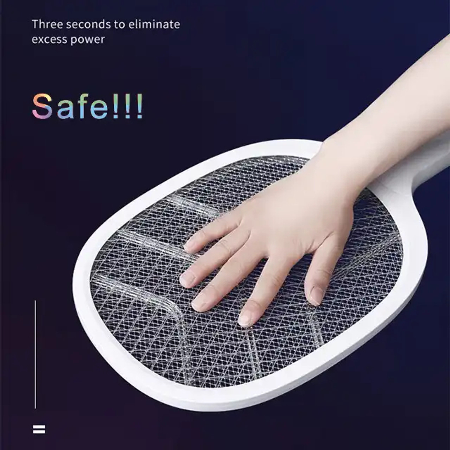 Image of Kwisy Mosquito Racket with UV Light Lamp Five Nights Mosquito Killer Electric Insect Killer Indoor (Bat)