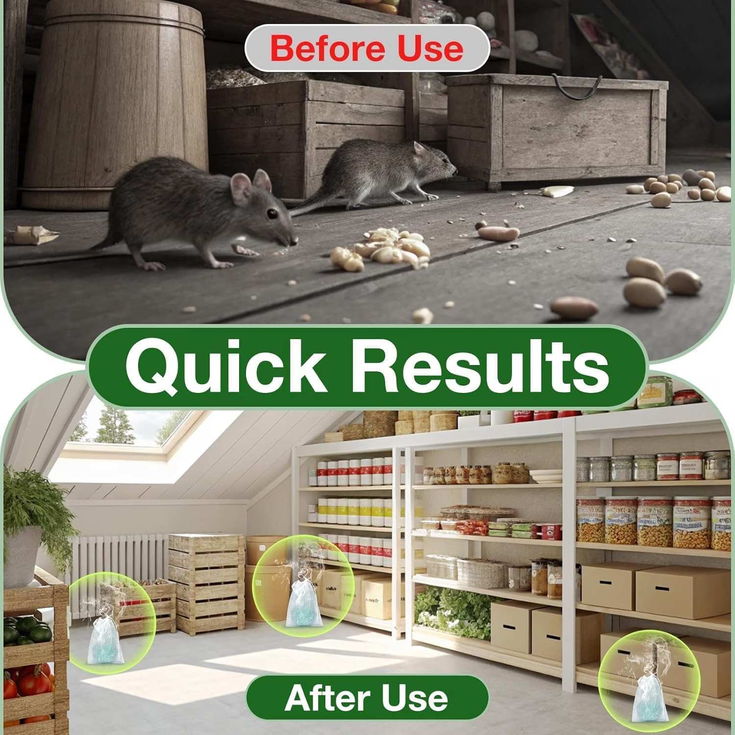 Image of DENFY VSHLOM RAT RODENT MOUSE REPELLENT TABLETS PACK OF 10 Electric Insect Killer Indoor, Outdoor