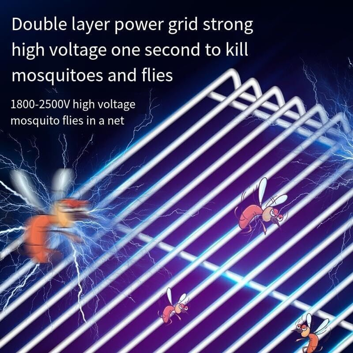 Image of Owme Eco-Friendly Mosquito Killer Lamp, Anti Fly Bug Zapper, Electric Insect Killer Electric Insect Killer Indoor, Outdoor