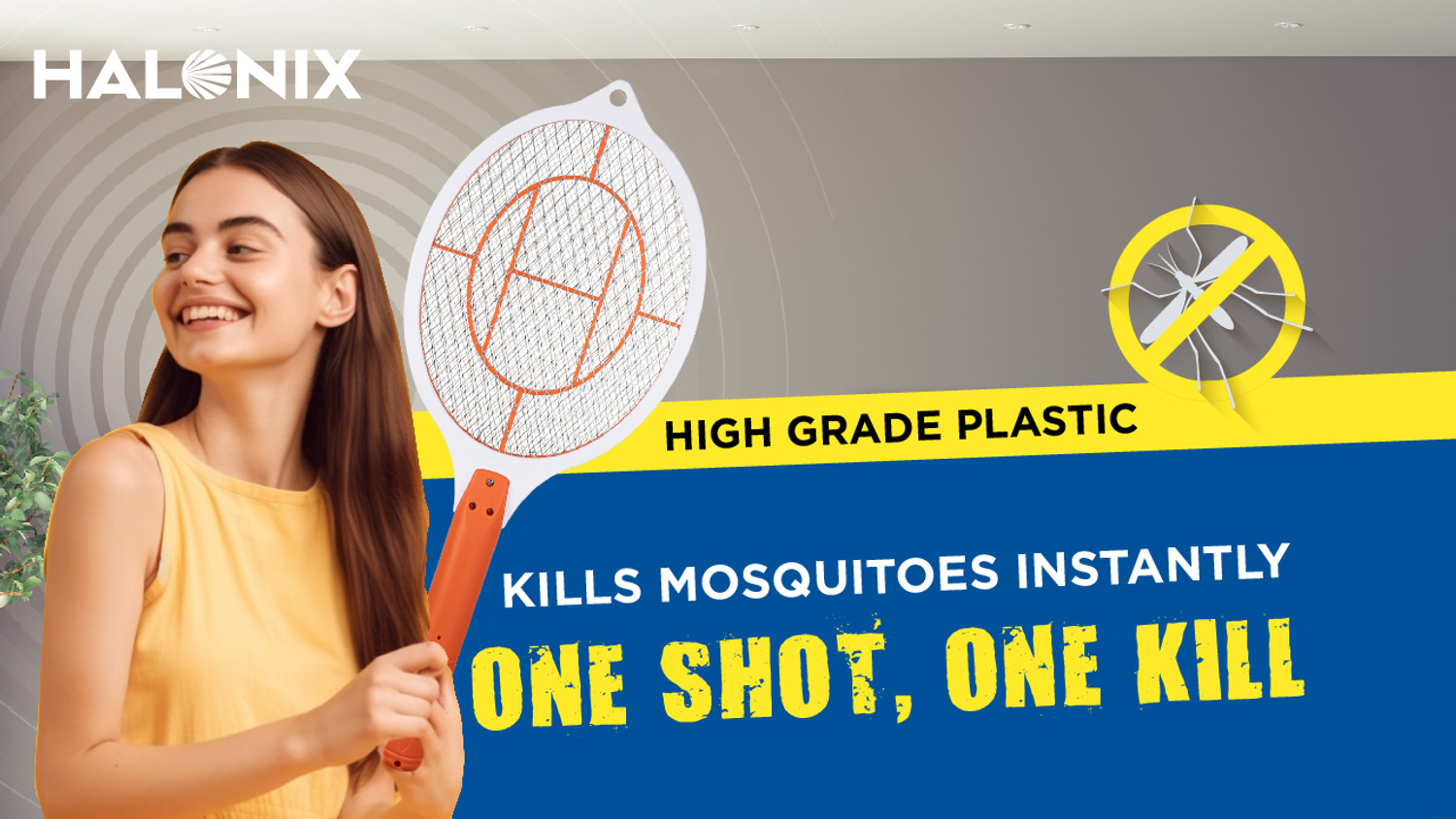 Image of HALONIX STRIKE BUG ZAPPER BLUE Electric Insect Killer Indoor, Outdoor