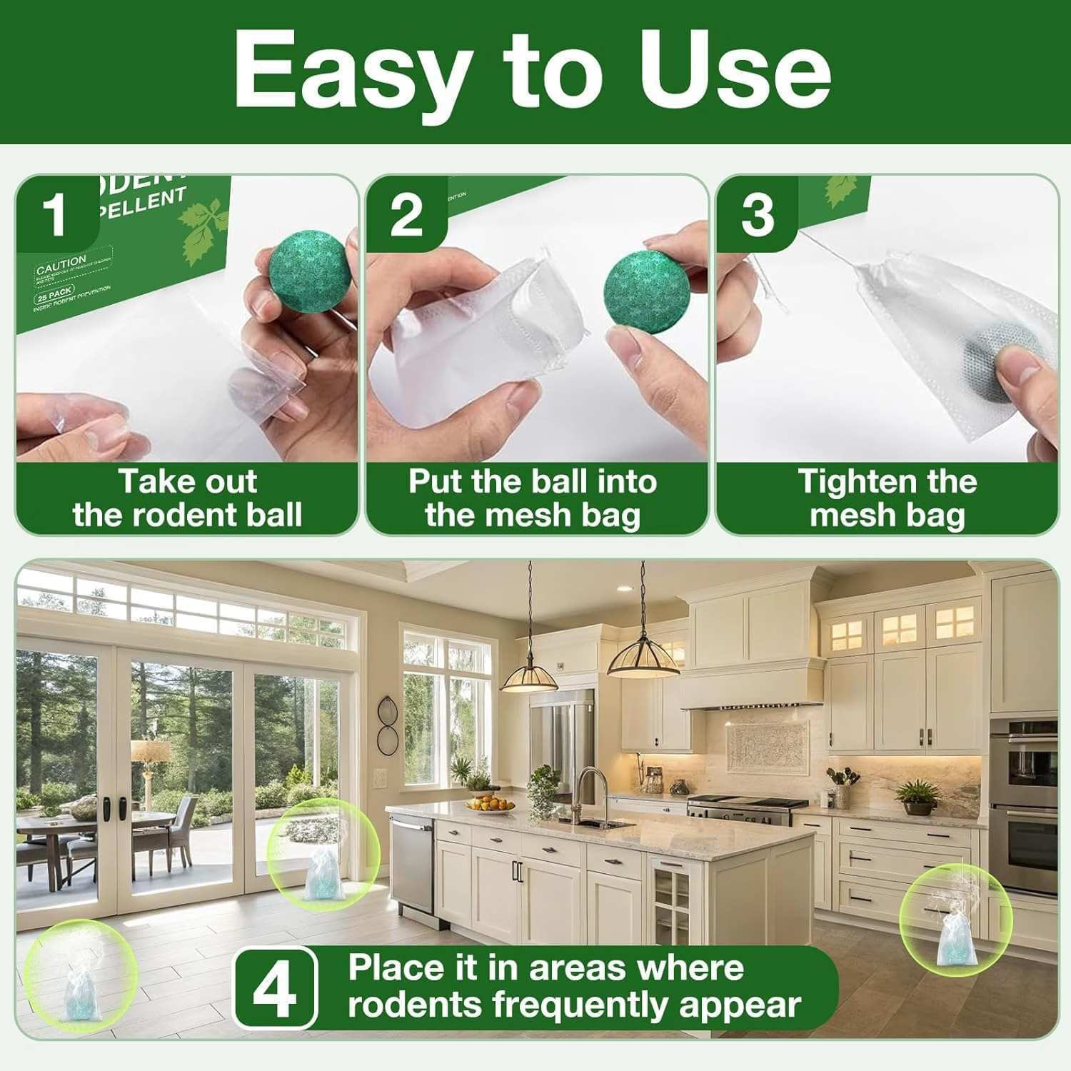 Image of DENFY VSHLOM RAT RODENT MOUSE REPELLENT TABLETS PACK OF 10 Electric Insect Killer Indoor, Outdoor