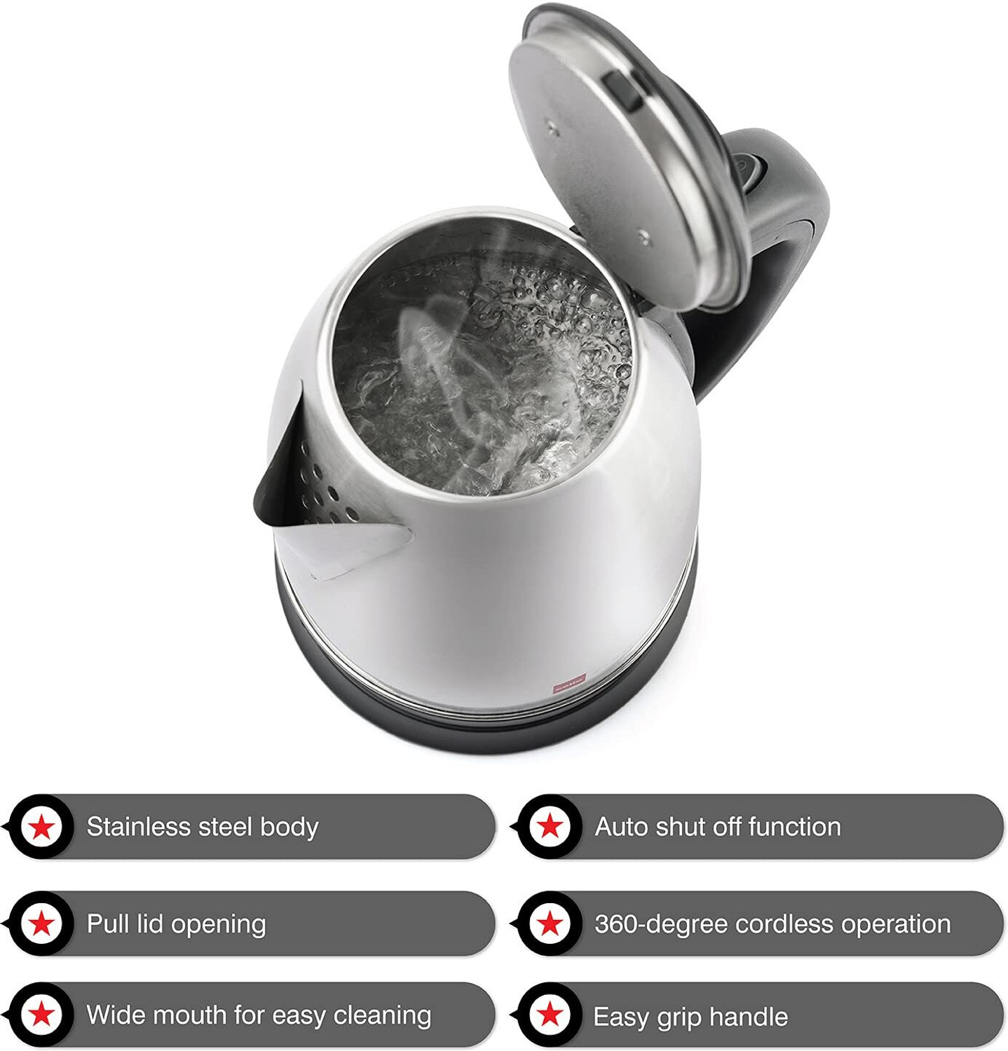 Image of cello Quick Boil Electric Kettle 1.5 Litre Electric Kettle