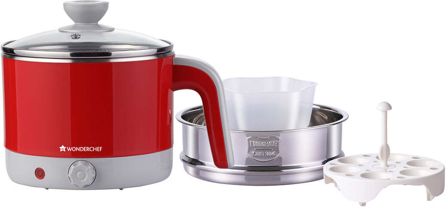 Image of WONDERCHEF LUXE Stainless Steel Multi Cooker Electric Kettle