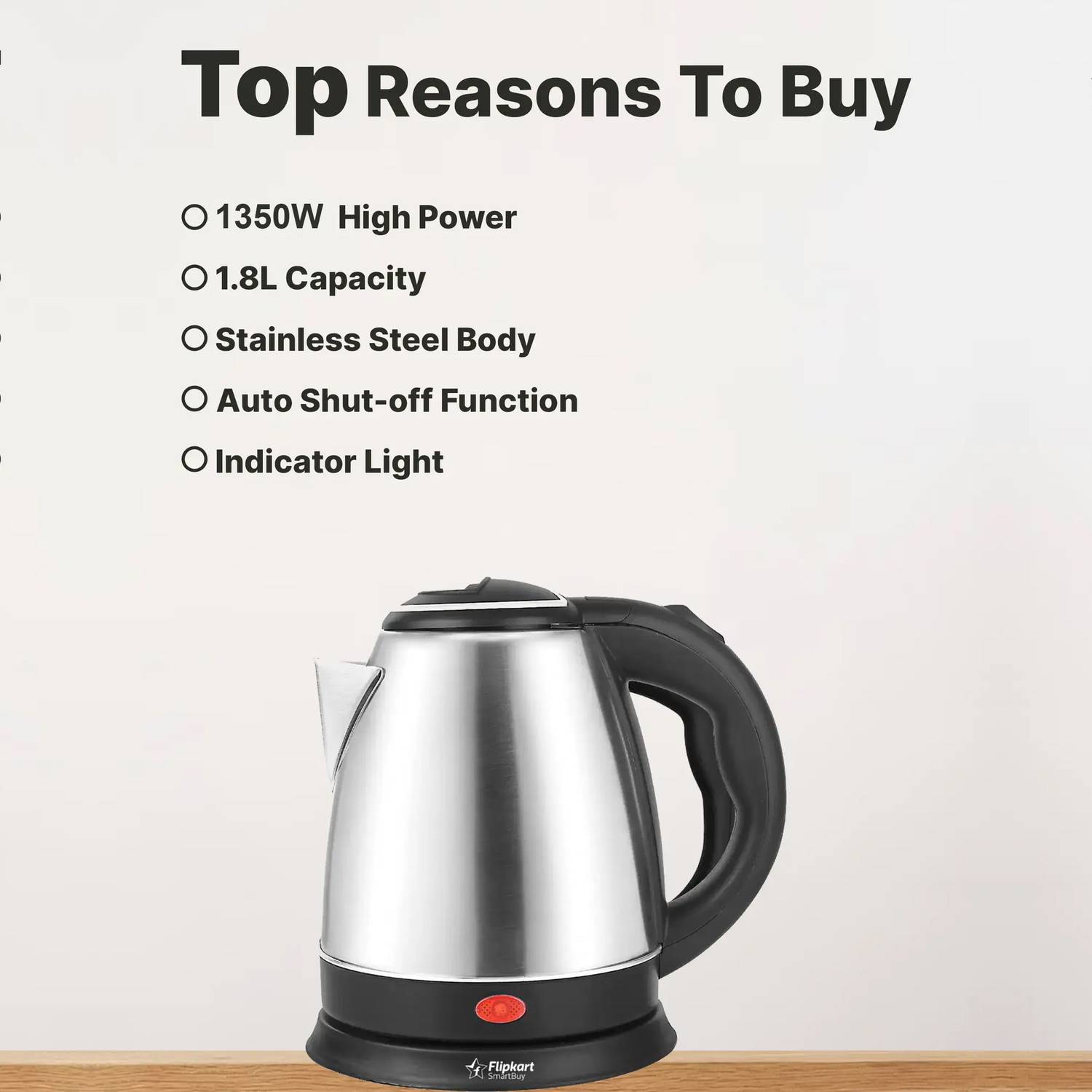 Flipkart SmartBuy Prime Electric Kettle - Image 3