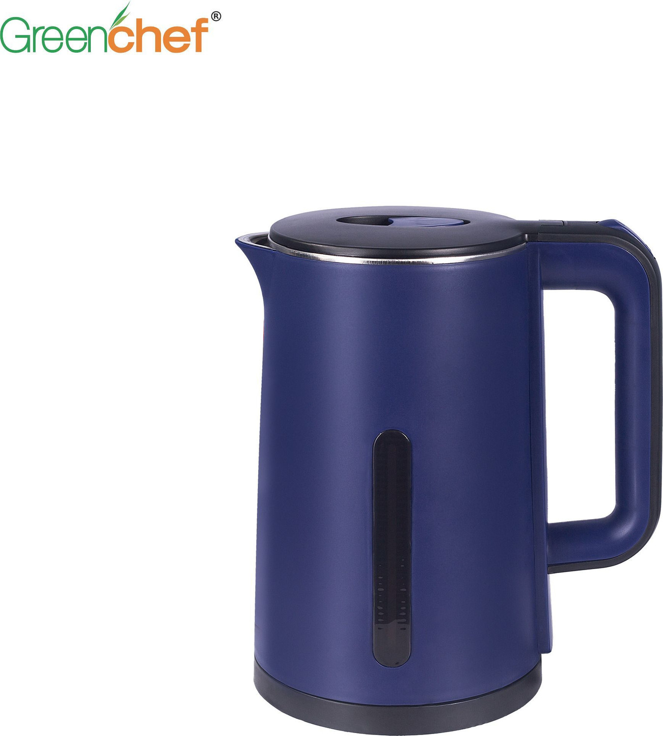 Image of Greenchef Glitter SS Electric Kettel | 1.8litre capacity | Blue color | cordless Electric Kettle
