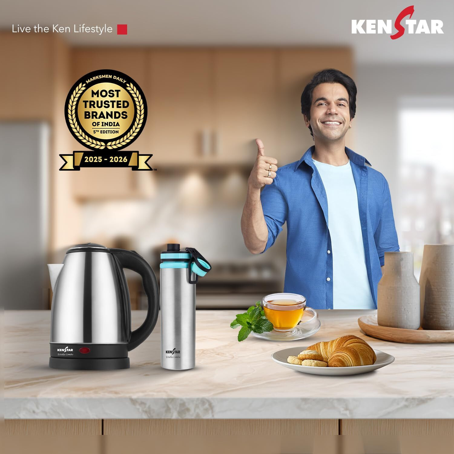 Image of Kenstar ESTELLA COMBO 1.8 Electric Kettle