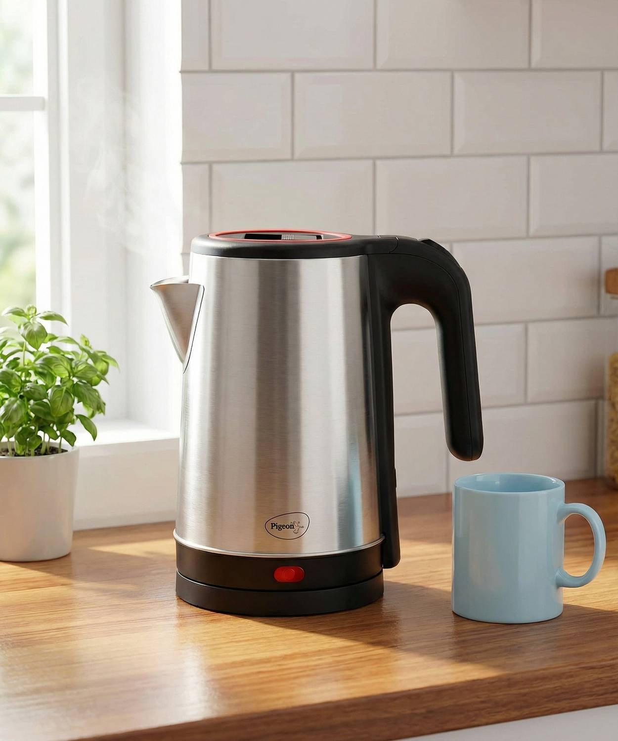 Pigeon 19004405 Electric Kettle (1.7 L, Silver) deal from flipkart Pigeon 19004405 Electric Kettle (1.7 L, Silver) deal from flipkart