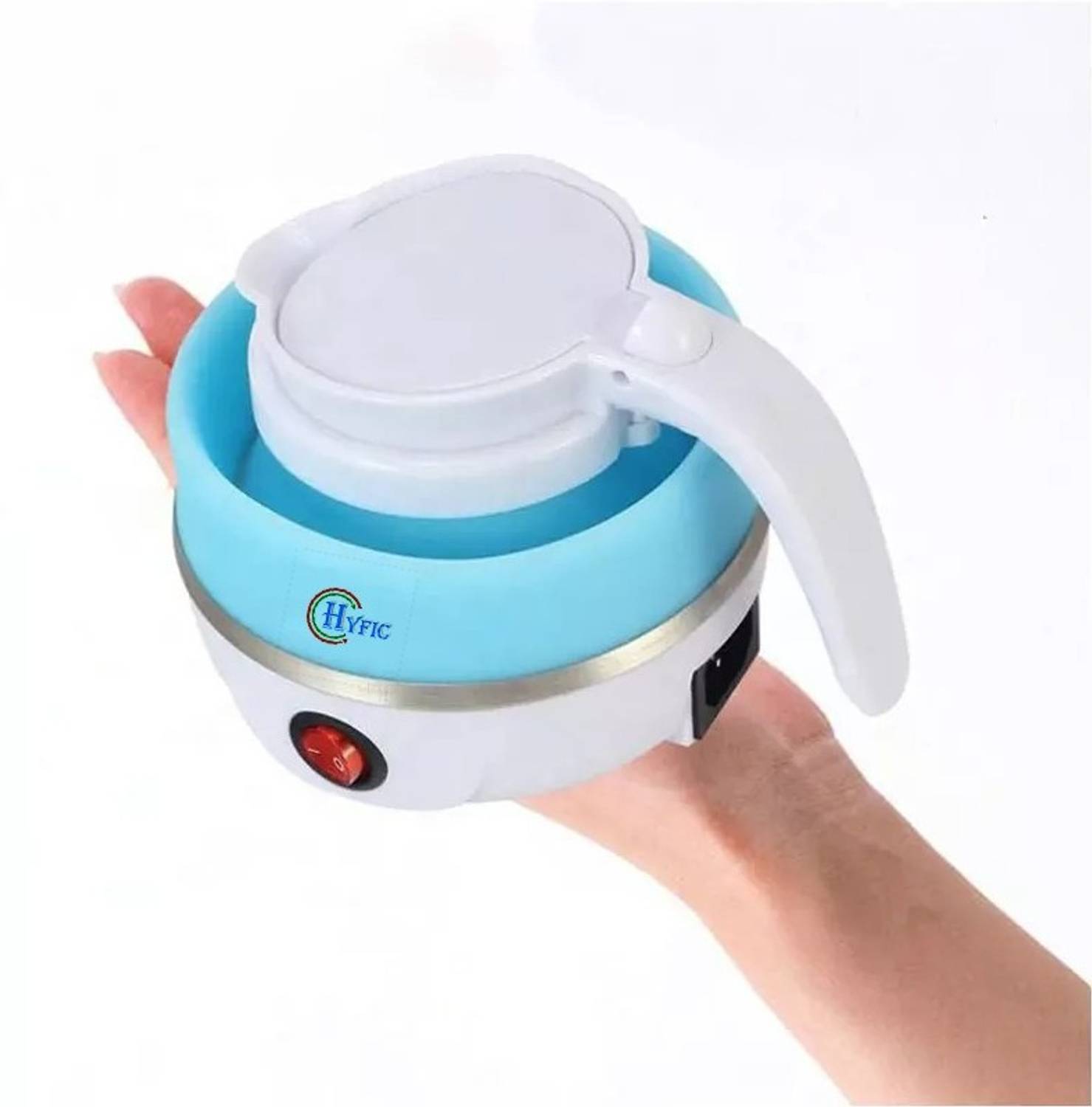 HYFIC Travel Mini Stainless Steel Silicone Portable Foldable Elec