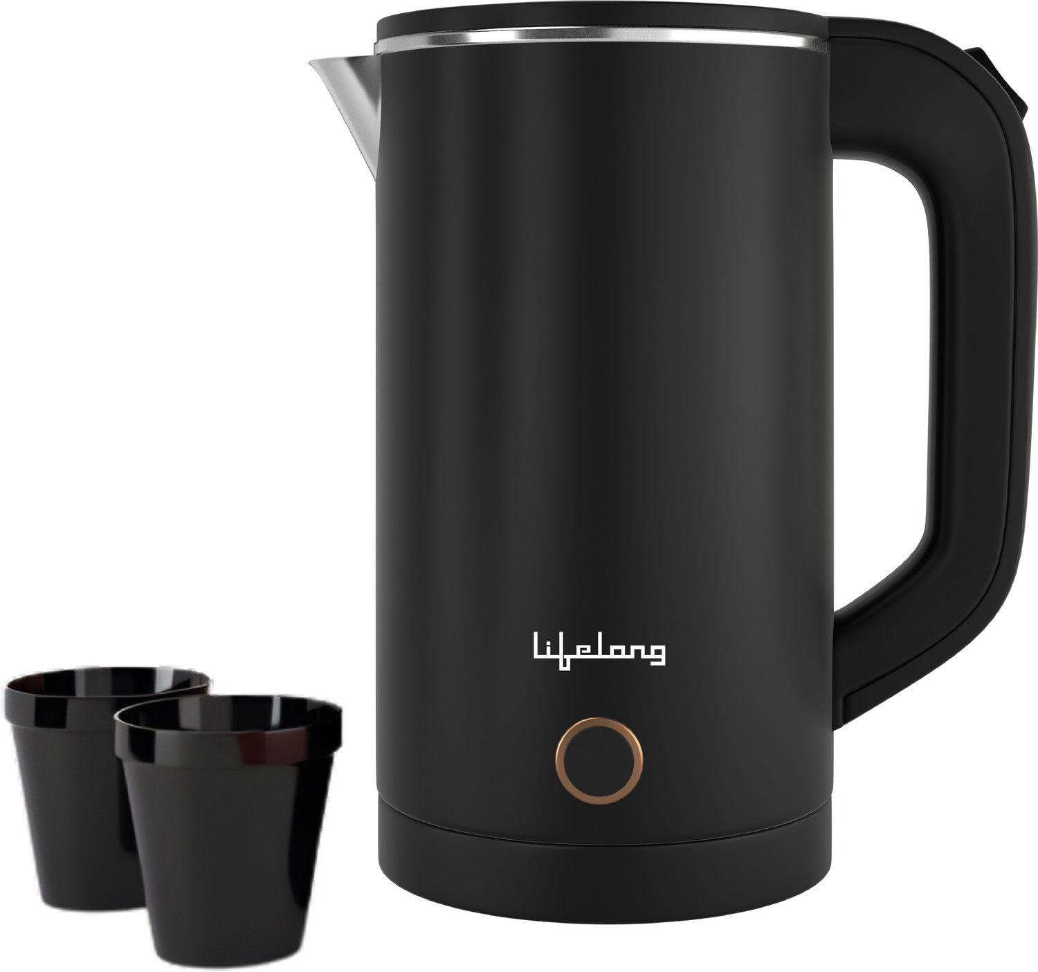 Image of Lifelong LLEKP03 Electric Kettle (0.8 L, Black)