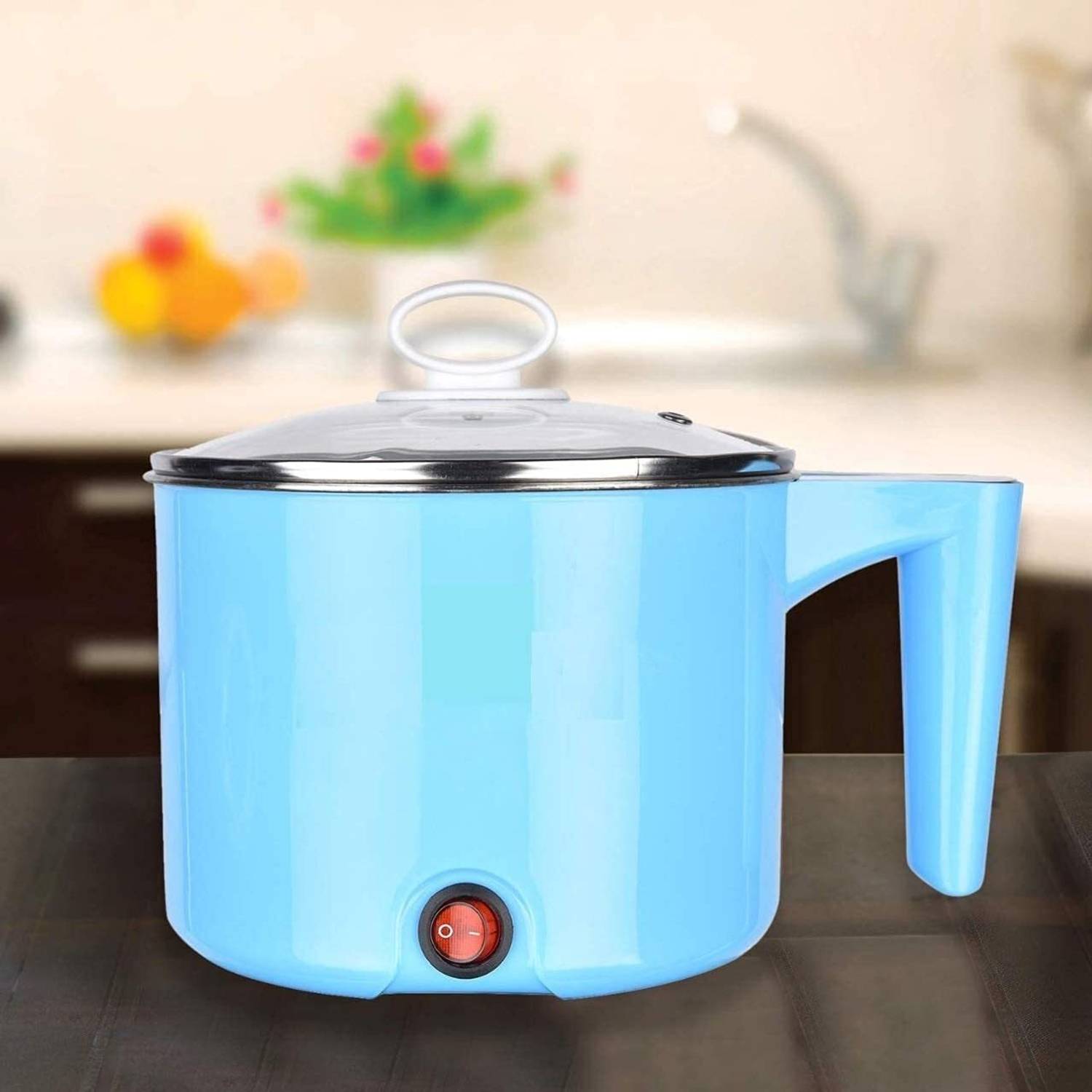 Anadaya Enterprise Multi Cooker Kettle with Concealed Base Multifunction Cooking Pot Noodle Maker Electric Kettle
