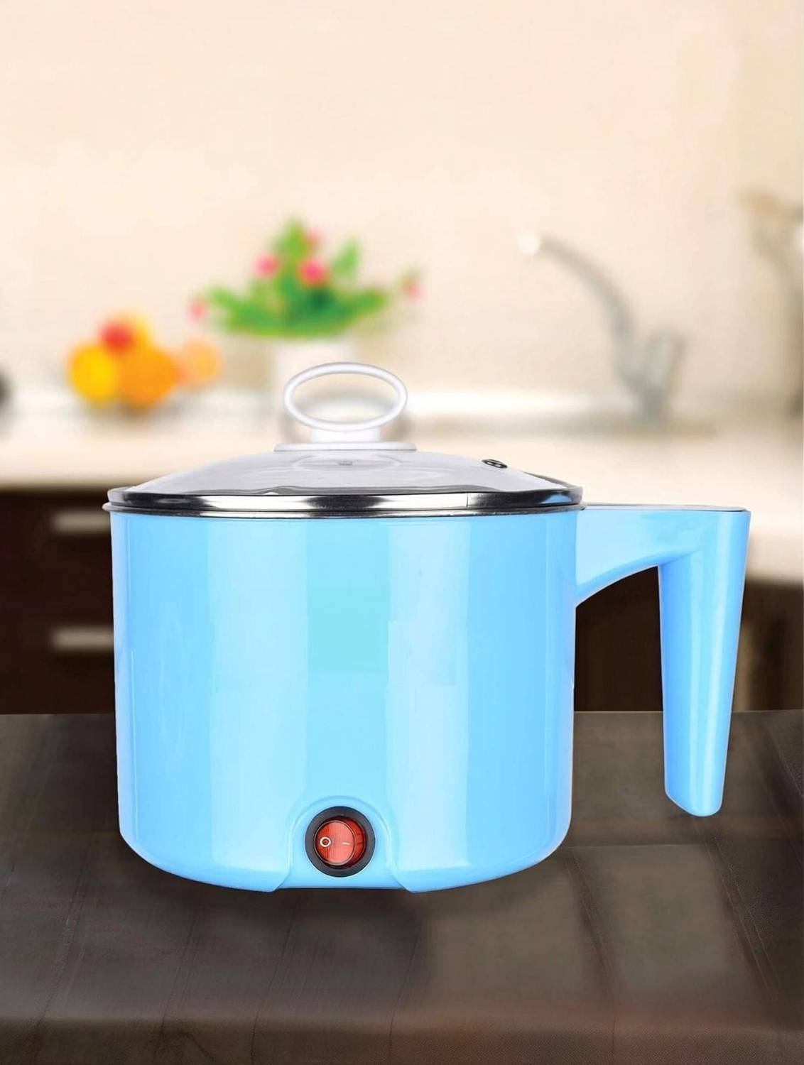Anadaya Enterprise Multi Cooker Kettle with Concealed Base Multifunction Cooking Pot Noodle Maker Electric Kettle