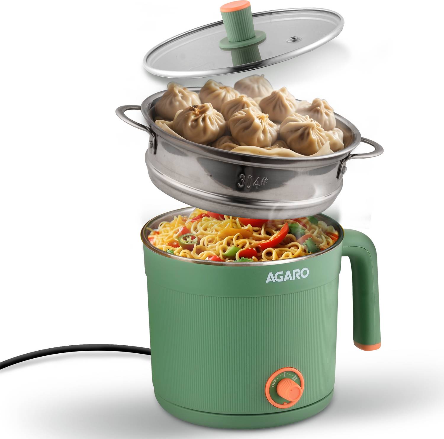 AGARO Regency Multi Cook Kettle 1.2L - Image 1