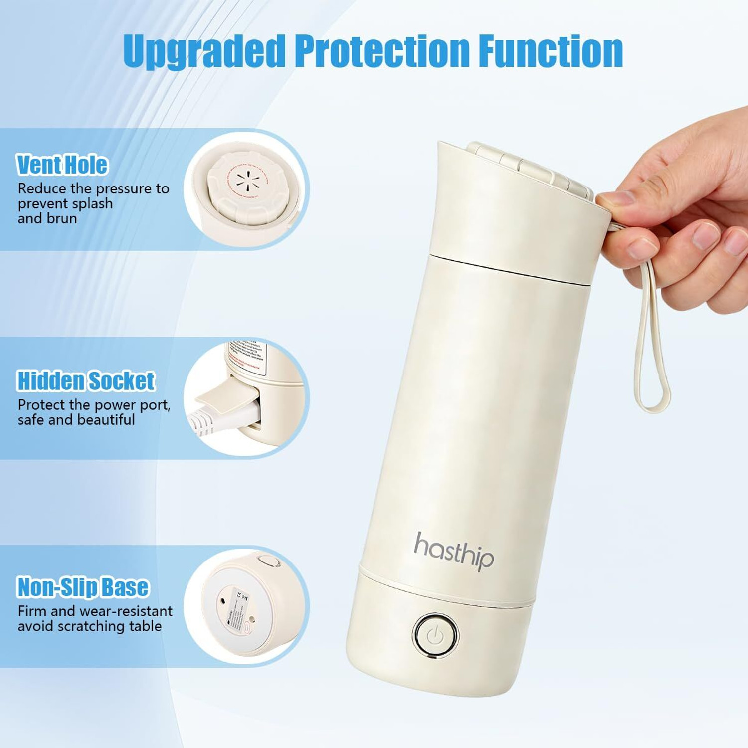 Image of HASTHIP Electric Water Bottle 400ml Beverage Maker (0.4 L, N /A)