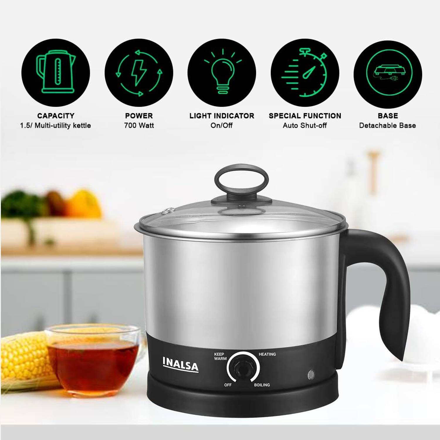 Inalsa Multi Cook Nu Multi Purpose Cooker - Image 4