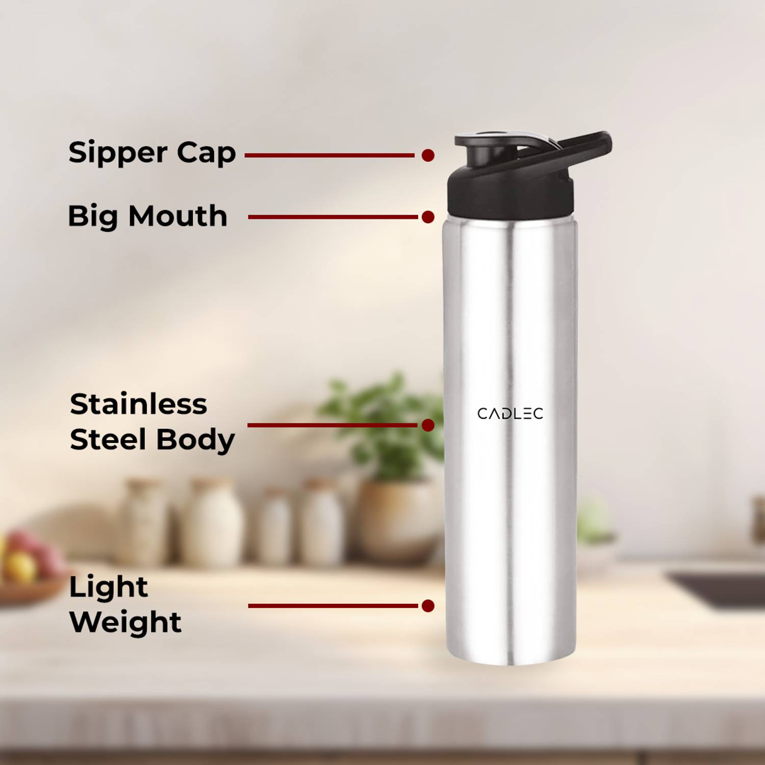 CADLEC 1.5L Electric Kettle Combo - Image 3