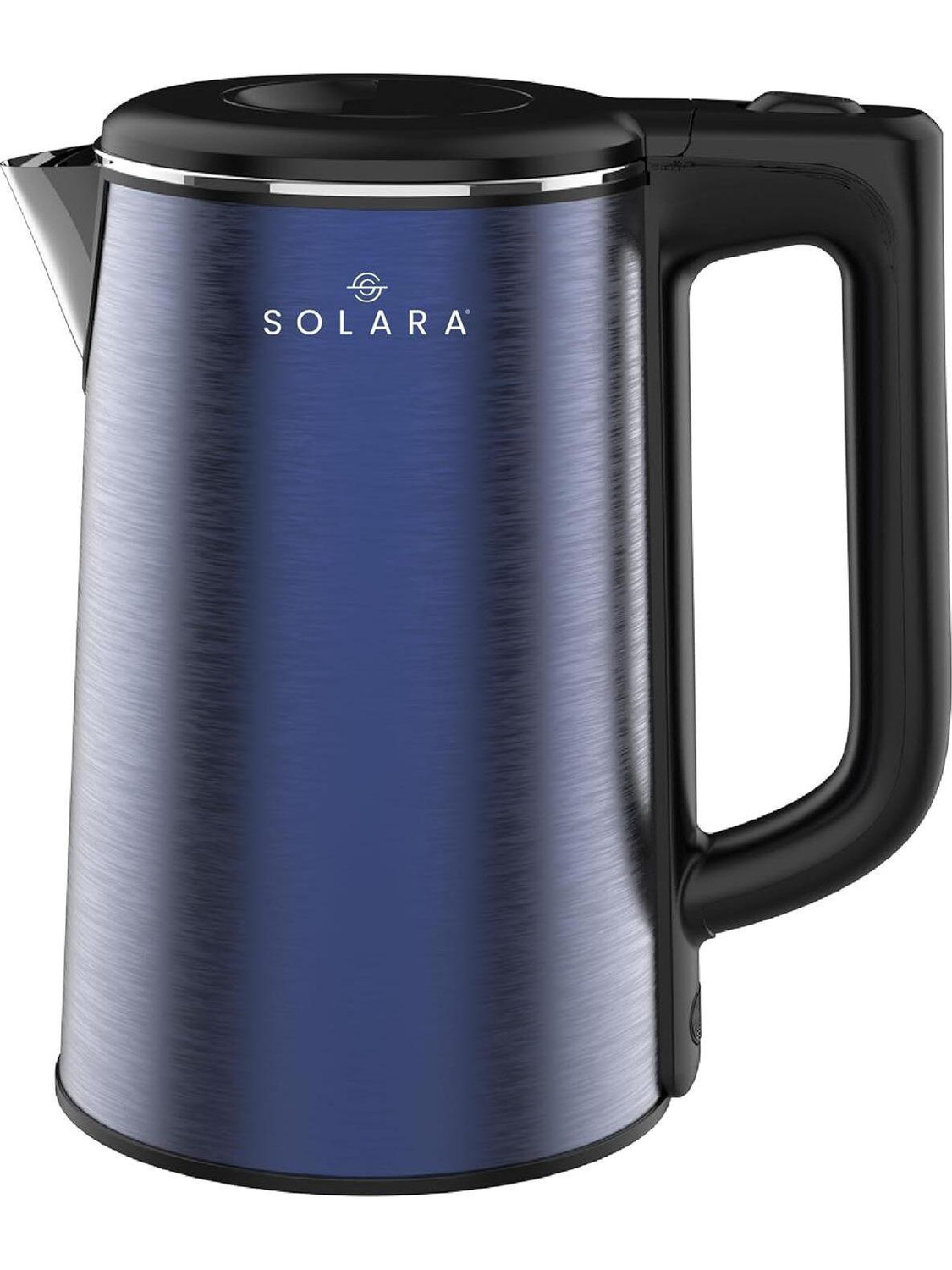 Solara Premium Cool Touch, Double Wall 100% Stainless Steel Electric Kettle