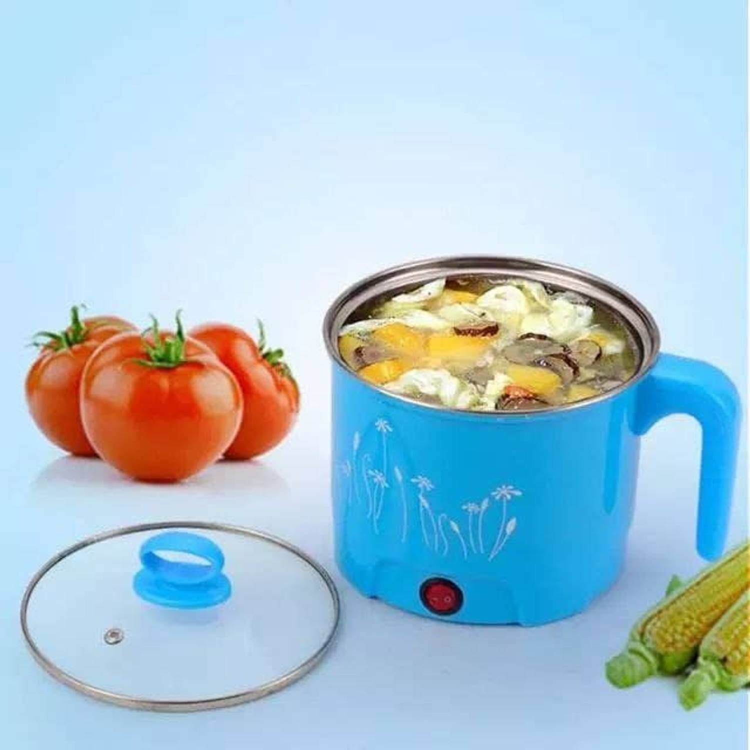 Anadaya Enterprise Electric Cooker/Non-stick Cooking Pot/Mini Rice Cooker/Portable Pot Travel Cooker, Egg Cooker, Rice Cooker — Rice & Electric Cookers