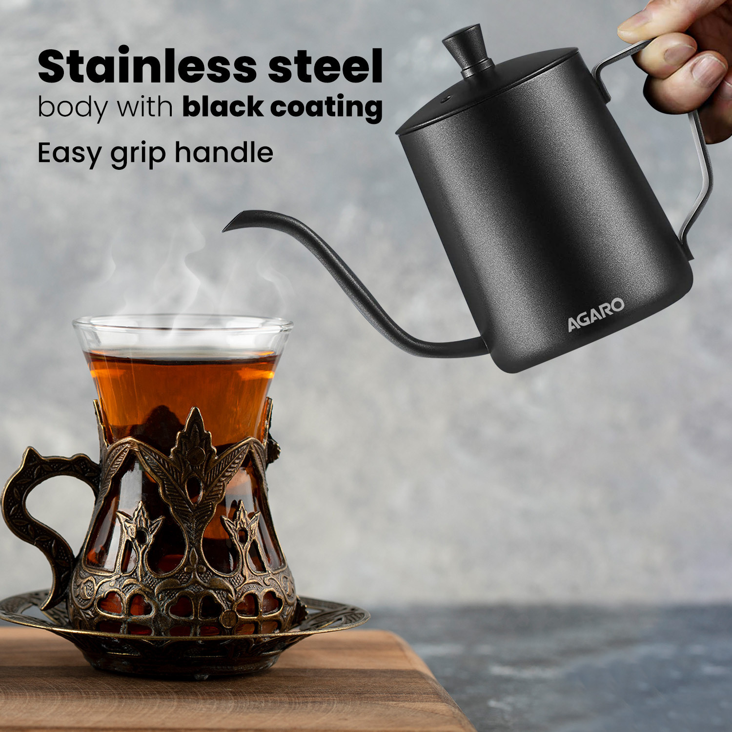 Image of AGARO Elite Goose Neck Kettle Electric Kettle