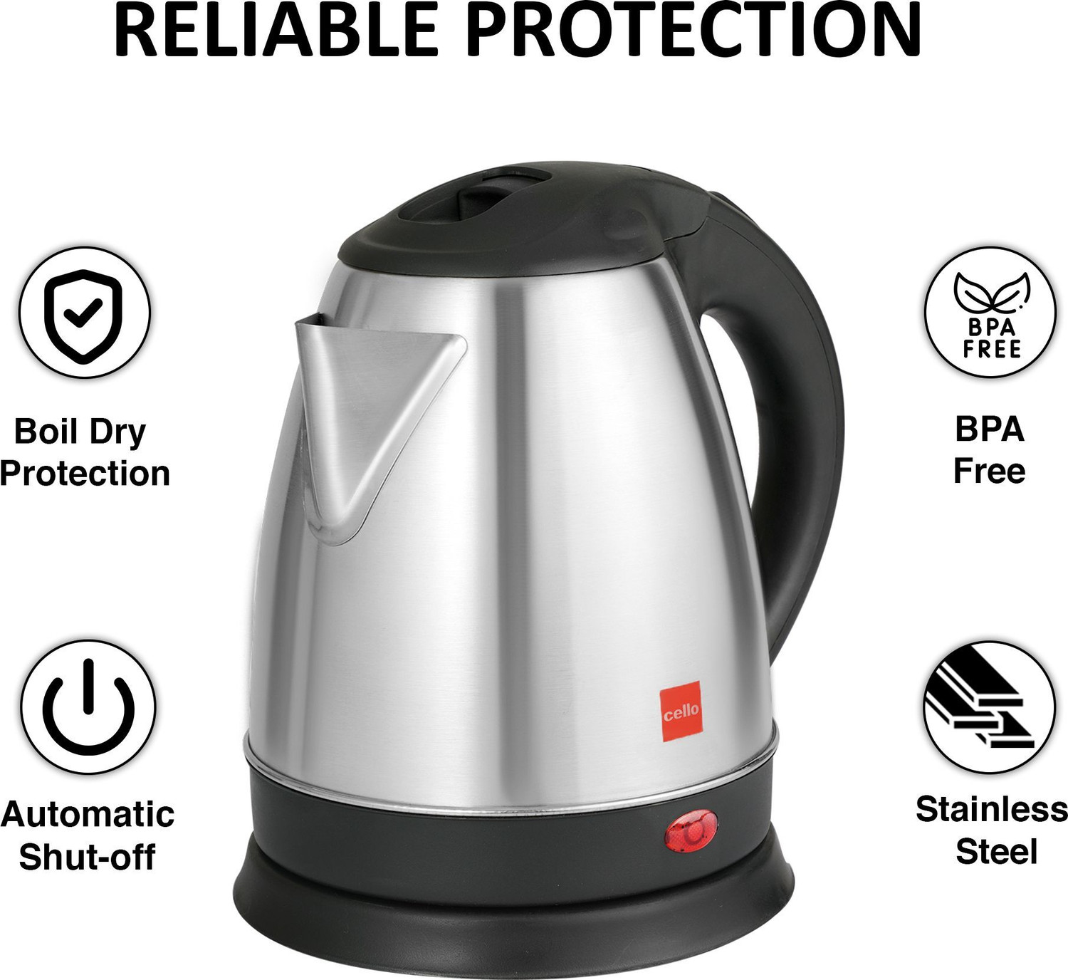Image of cello Quick Boil - Lifestyle Electric Kettle