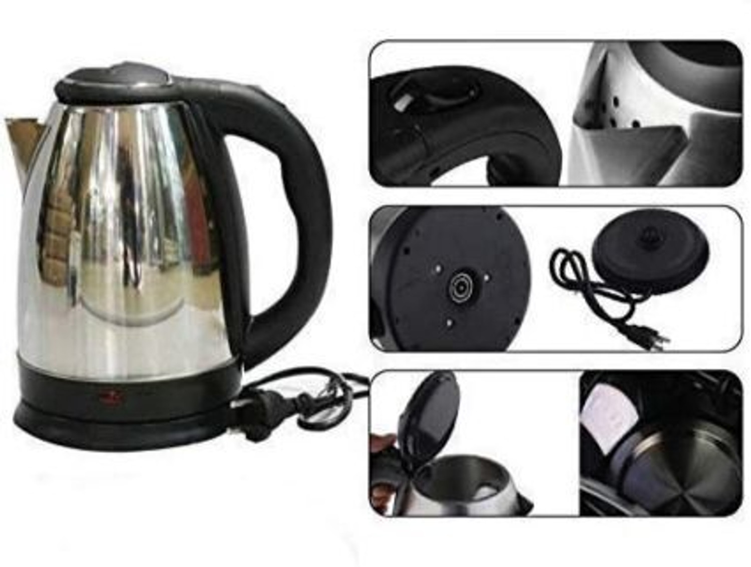 Image of Radhe kettle 68Electric Kettle With Stainless Steel Body, Used For Boiling Water, Beverage Maker