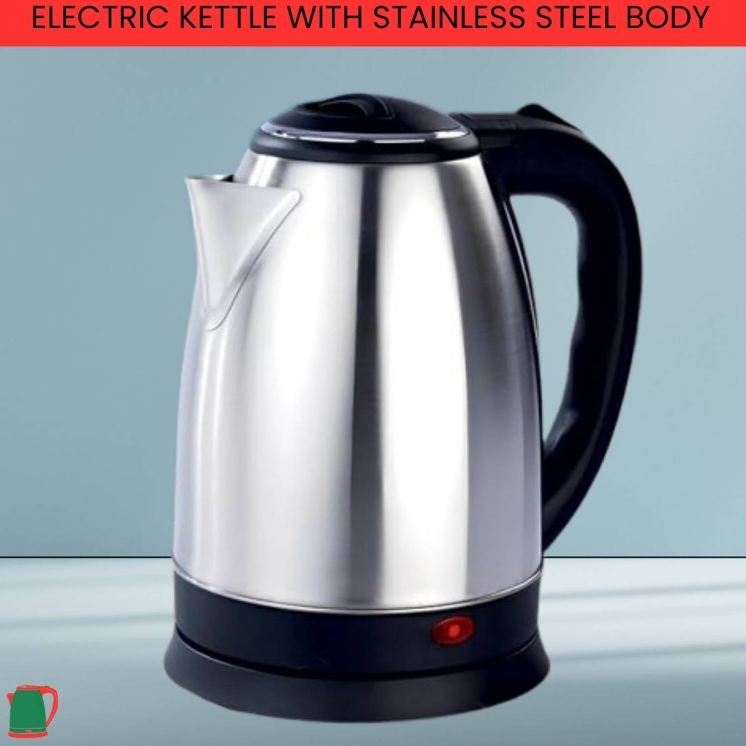 RKSHOPPINGZONCD Electric Kettle with Stainless Steel Body, 2L for