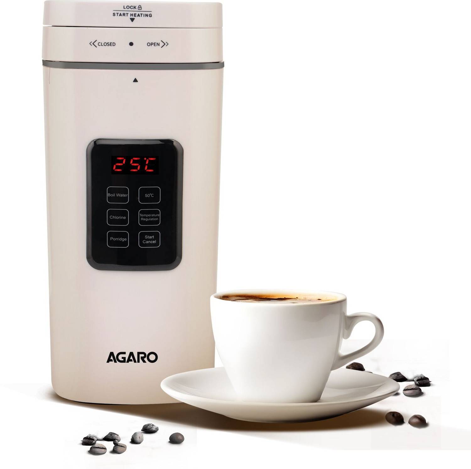 AGARO Delite Portable Electric Kettle, Fast Boiling, Adjustable T