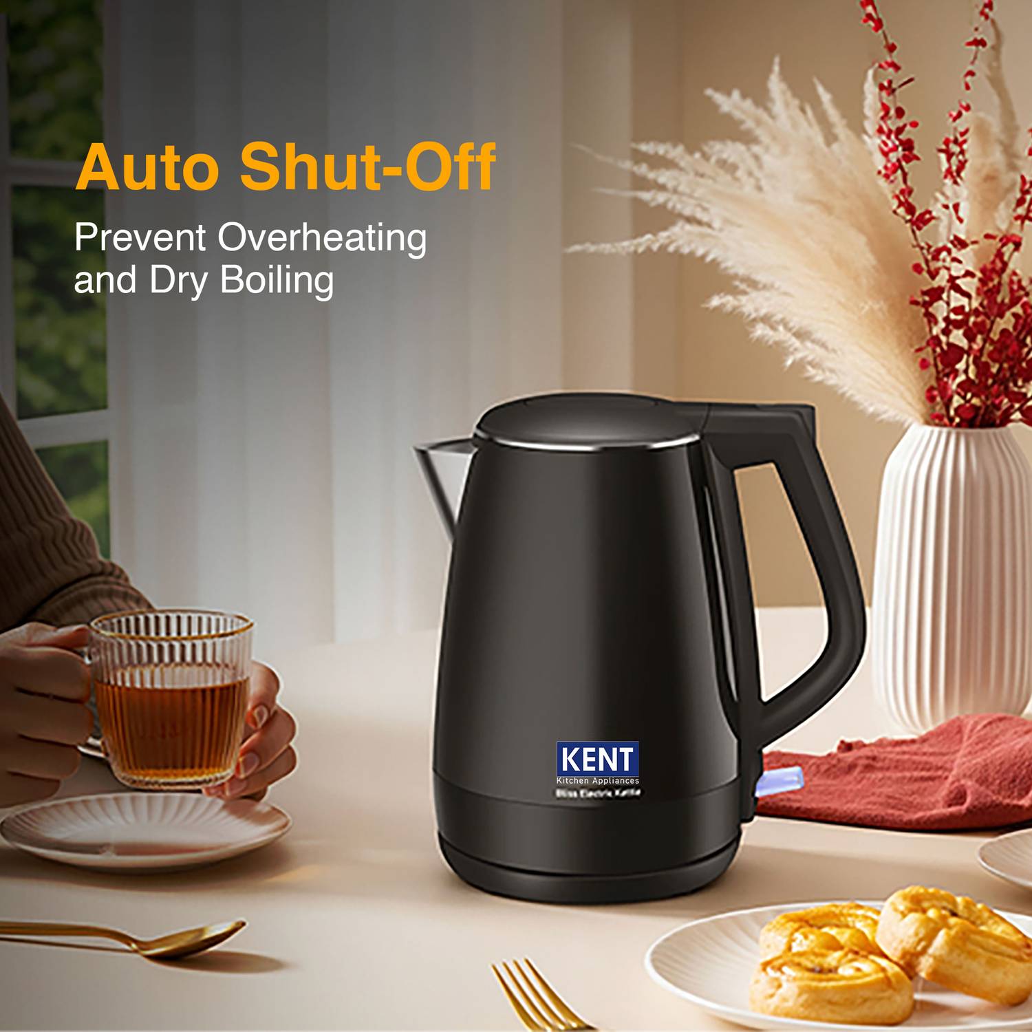KENT Bliss 1.5L Electric Kettle 1500W - Image 3
