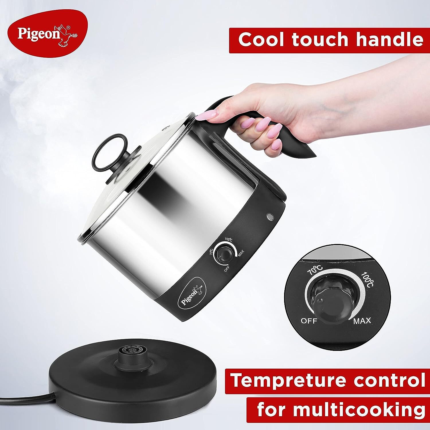 Image of Pigeon Kessel Multi Cooker Electric Kettle