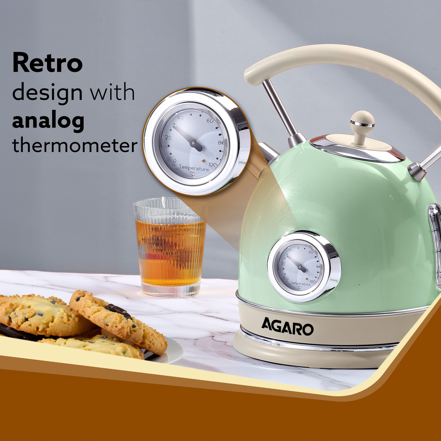 Image of AGARO Regency Vintage Electric Kettle