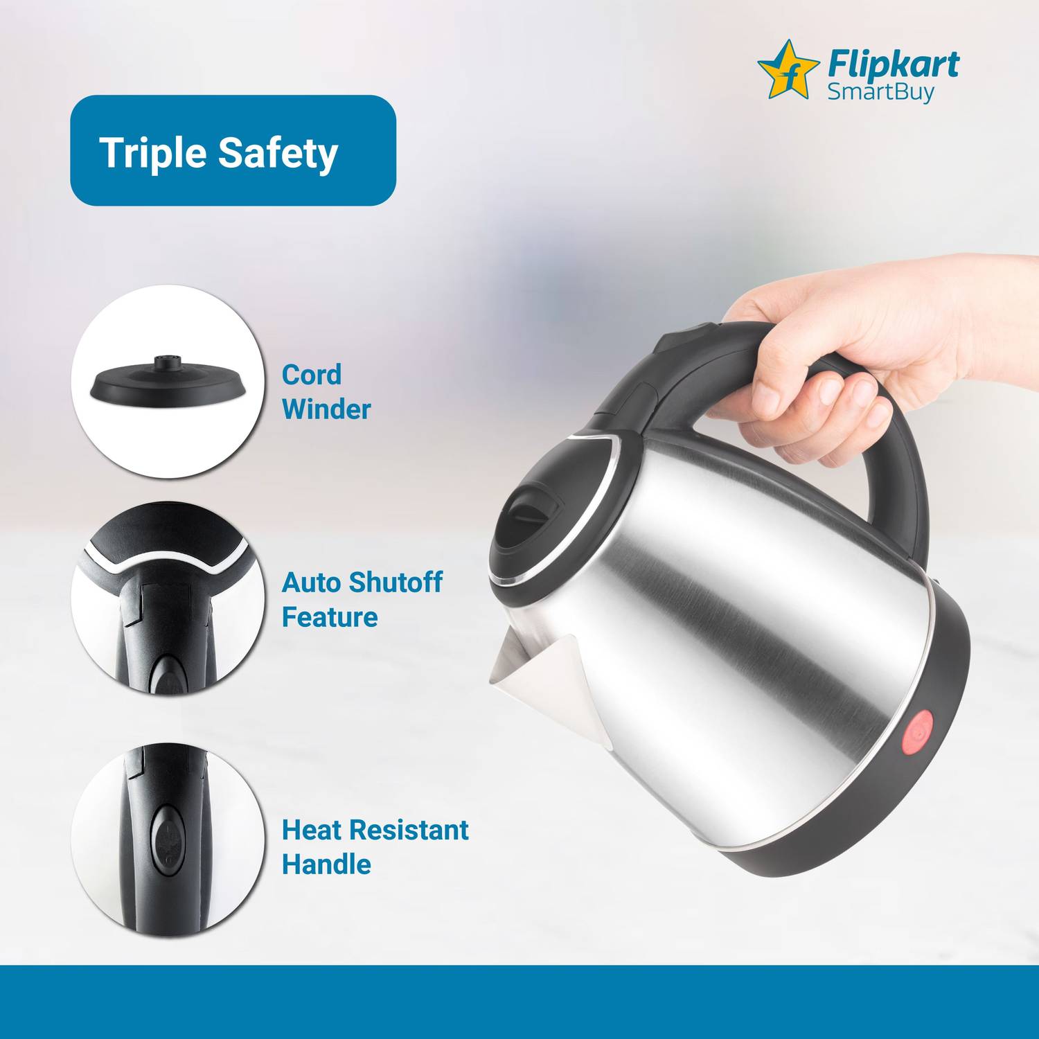 Flipkart SmartBuy Prime Electric Kettle - Image 5